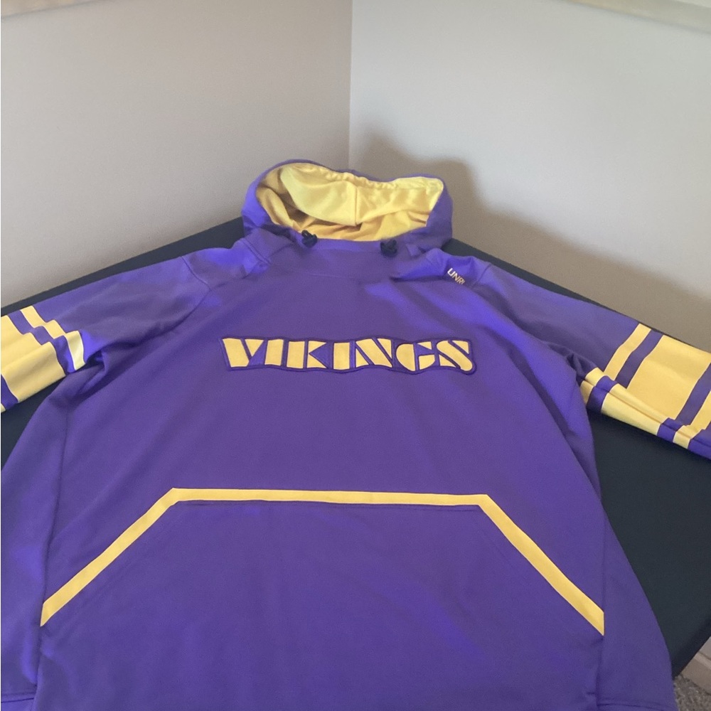 UNRL Minnesota Vikings sweatshirt with hood.  Limited Edition!